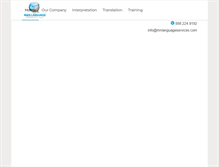 Tablet Screenshot of mnlanguageservices.com